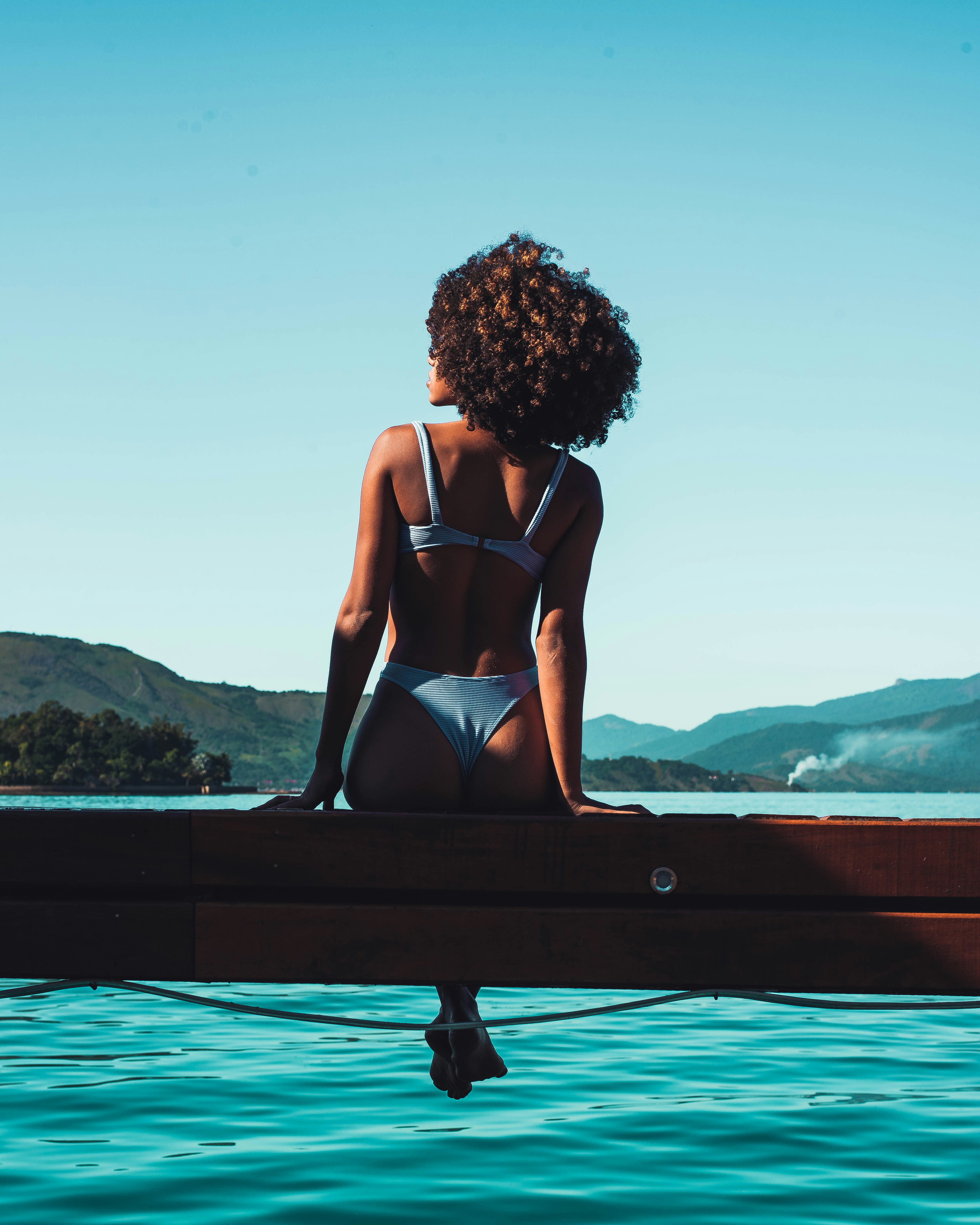 Black woman self-care travel